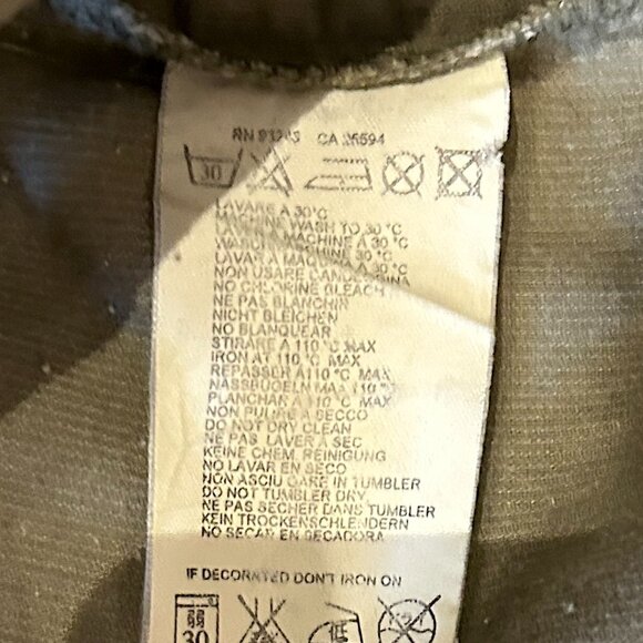 VINTAGE KHAKI DIESEL WESTERN STYLE PRE-WASHED CORDUROY SHIRT - Picture 9 of 9